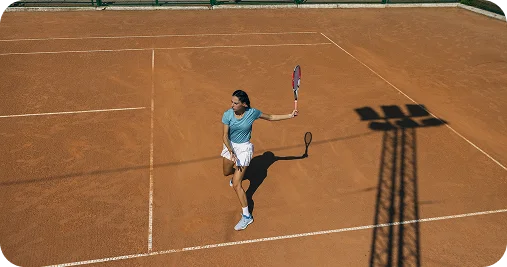 tennis players in action including racket close-up, training basket with balls, male and female athletes playing on outdoor courts, showcasing professional tennis practice and match dynamics
